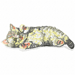 Cats Embroidery Design 11 Cats Embroidery Design 11